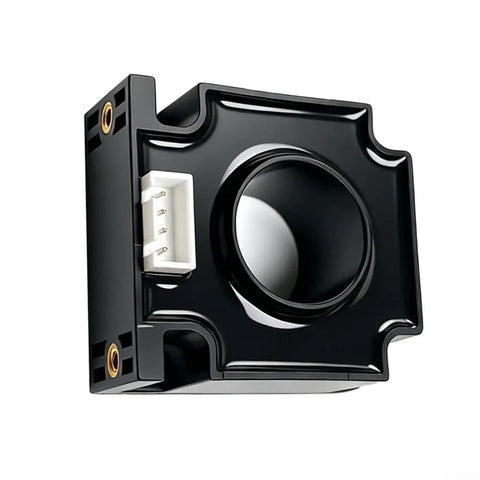 Hall Effect Current Sensor Module 100A 300A 500A For Industrial Power Systems With Low Heat, Anti Interference Design, Compact Metal Housing, Heavy Duty, High Precision Current Measurement Transducer, black housing