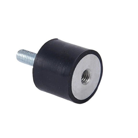 Tough As Nails Rubber Shock Absorber Isolation Pads For Mini Split Heat Pumps Air Compressors And Water Motors With Male Female Thread Mounts to reduce vibration with metal screw mount.