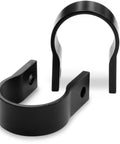 Stealth 1.5 Inch Round Pipe Audio Mount Adapter Clamp For No Drill Install, Discreet Speaker System Mounting shown in black finish.