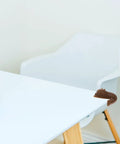 8 Pack Silicone Table Corner Protectors With Cartoon Puppy Design Kid And Pet Safe Edge Guards on white table corner
