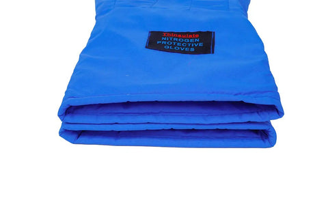 Folded Four Layer Cryogenic Gloves for Liquid Nitrogen Handling and Cold Storage Safety Extreme Low Temperature Protection from Minus 196 to 148 Celsius