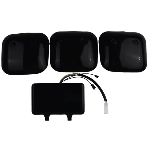 Cool LCD Speedometer Screen For Ebike 48-72V 6Pin Dash Display With Clear Data Readout That Plays Nice With Phase-Line Controllers Not RS485 Or Can. black LCD display panel and 6-pin wiring
