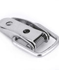Ten Pack Hasp Lock Fasteners Toggle Latches for Kitchen Cabinets Furniture Machinery and Equipment Heavy Pull Force Compact Stainless Steel 201 Hardware Set Durable Metal Hardware, stainless steel toggle latch
