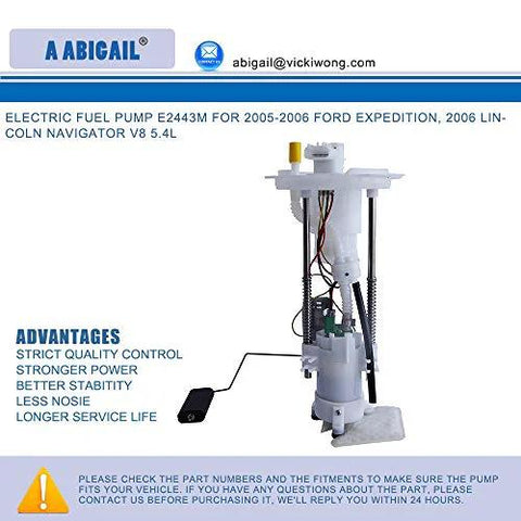 Ford Expedition And Lincoln Navigator V8 5.4L Electric Fuel Pump E2443M Replacement for 2005 2006 Models on display