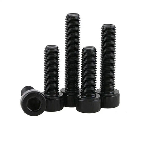 Beefy Left Hand Thread Hex Socket Cap Screws DIN912 For Furniture Black Grade 12.9 Carbon Steel Cup Head Reverse Tooth M5 M6 M8 M10 M12