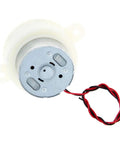 2 Pack DC 6V Micro Gear Motors With Dope Compact Reducer For RC Cars And Robots, front view with wires