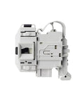 Washer Door Lock Delay Switch Replacement Kit For DKS67A DKS67617 DKS67626 Keeps Your Washer Door Locked Through The Cycle And Delays Unlock After Finish Easy Install Interlock Lock Assembly, gray plastic