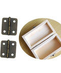 Heavy Duty Spring Hinges Kit 500 Pieces For Boxes And Cabinets With Screws Miniature Iron Hinges For Jewelry Boxes