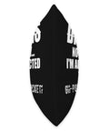 Side view of Funny Rocketry Throw Pillow For Space Fans And Hobbyists With High Power Rocketry Theme Double Sided Print And Cozy Polyester Fill