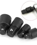 Cool Anu Limen 4 Piece Chrome Vanadium Socket Adapter Set Makes Auto Repair A Snap With Flexible Drive Reducers And Converters For Quick Torque Fixes Without The Hassle., 4-piece chrome vanadium socket adapter set with 1/4, 3/8, and 1/2-inch drive converters