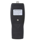Pro Grade Handheld Vibrometer With Accelerometer For Motors Bearings Pumps And Industrial Machinery Analysis Measures Acceleration Velocity And Displacement For Real Time Vibration Monitoring And Fault Detection, black handheld device