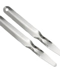 Two Pack Stainless Steel Staple Remover Tools Flat Puller Crowbar Nail Lifter For Office Home And Business Use Easy Grip Arc Handle Heavy Duty Wear Resistant Build For Quick Staples Removal