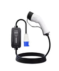 Beefy Portable Level 2 EV Charger With Type 2 Plug 32A 7.2kW EVSE, coiled 5m cable, weatherproof, fire resistant design