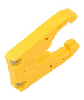 Top Tier Iso30 Tool Holder Clamp For Cnc Engraving Machine Perfect Fit With Heat Resistant Abs And Durable Iron Body For Secure Holding Without Slippage On Any Rigged Setup. Yellow ABS tool clamp design view.