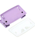 Two Hole One Quarter Inch Paper Punch For Office And Home Metal Hole Puncher With Eight Sheet Capacity Durable Purple Puncher
