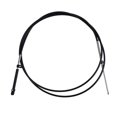 13Ft Control Cable CC17913 For Mercury Mariner Outboard Engines Replacement Black Nylon Sheath Throttle Cable Durable Marine Part New Condition Fits CC17913