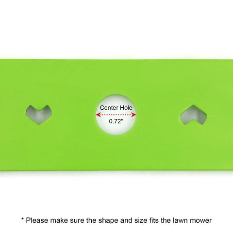 Replacement Heavy Duty Lawn Mower Blade 20.08 Inch For Greenworks 21 Inch Mower C3208101 with center hole 0.72 inch