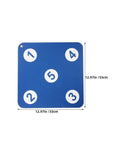 Blue Two Sided Fencing Target Practice Hanging Targets for Home Gym Self Training Level Up Control Timing and Accuracy