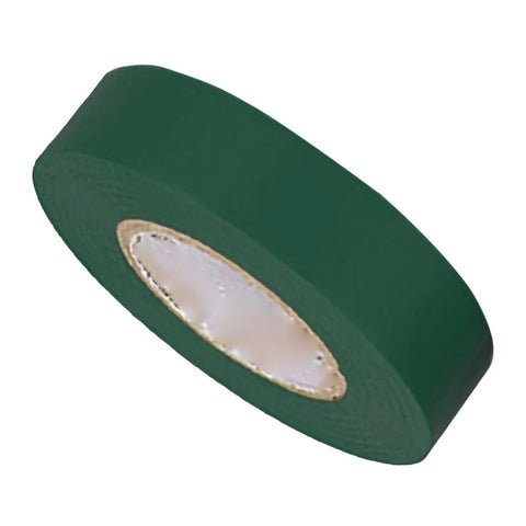 Heavy Duty Pvc Electrical Tape Rated Up To Six Hundred Volts With Rock Hard Sunlight And Chemical Resistance That Actually Grips Tight On Any Wire Bundle Indoors Or Outdoors, green tape roll on white background.