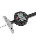 Digital Depth Gauge For Engineering, Go To Precision 0 To 50.8mm Range With 0.01mm Accuracy, LCD Display shown at an angle