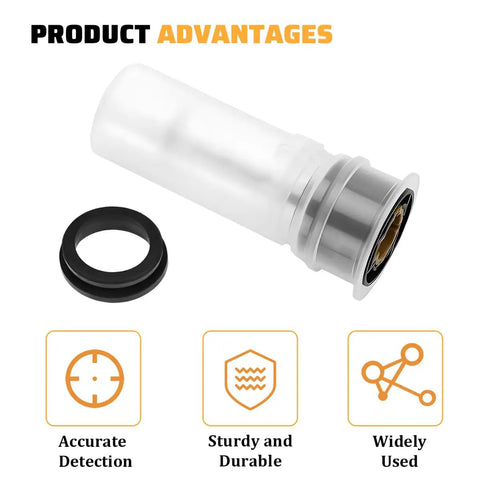 Washer Fluid Level Sensor Replacement For 289111E400 18-0825 Durable Plastic Rubber Build Easy Install And Accurate Readings Premium Quality Sensor For Reliable Windshield Washer System, sensor with sealing ring
