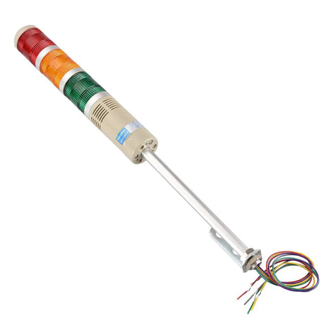 Industrial Signal Light Tower Stack Light LTA 502TJ 24VDC Continuous Light With Built In Buzzer Red Green Yellow LED Alarm Warning