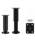 Adjustable Stainless Steel Furniture Legs For Cabinets And Sofas Leveling Feet With Screws Height Adjustable From 1.5 To 9.8 Inches Pro Grade Replacement Hardware Wobble Free Floor Leveling Heavy Duty Support