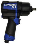 1/2 Inch Blue Composite Air Impact Wrench 1200 Ft Lb Breakaway Torque with rubberized grip and trigger, an essential solid workhorse tool.