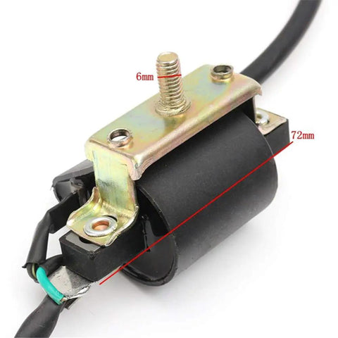 Electric Start Engine Wiring Harness Kit With CDI Coil Loom For 50cc 70cc 90cc 110cc 125cc Quad Dirt Bike ATV Go Kart Dune Buggy Replacement Wiring For Quick Install And Reliable Performance On Off Road Rides