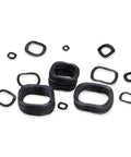 Vibration Resistant Curved Spring Washer Kit In Carbon Steel Wave Lock Washers For Motors And Appliances 320 Pieces With 15 Sizes From 3mm To 39mm, assorted sizes