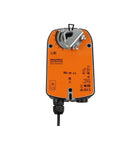 Built Tough Damper Actuator Lf24 Electric Valve Controller Ac Dc 24V 4Nm Torque shown from the back with wiring terminals.