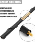 Close-up of Jeep Wrangler Antenna Replacement For JL JK JT Gladiator 2007 Through 2025 7 Inch Short Antenna with Strong Reception