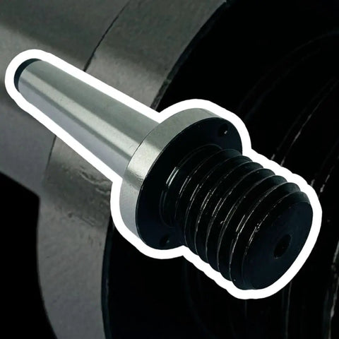 Woodworking Live Tailstock Chuck Adapter 1x8 TPI With MT2 Fits Drills And Milling Machines Boring Lathes Built Tough