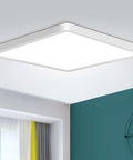 12 Inch LED Ceiling Light Flush Mount 24W 5000K Daylight White 3200LM Bright Square LED Ceiling Light Sleek Low Profile Flat Panel Fixture