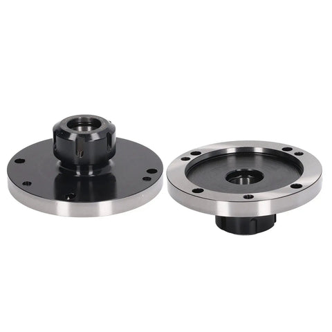 Collet Lathe Chuck ER32 D125 With 0.005 Accuracy 4.92 Inch Diameter High Hardness Carbon Steel 7 Hole Fixture For CNC Milling And Engraving