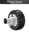 12V DC Mini Gear Motor N20 With D Shaft Fixed Frame Mount Nut And Plastic Wheel For DIY Toys And Science Projects High Torque Low Noise Micro Gearbox For Robotics Educators And Hobbyists