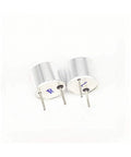 Close-up of two metal ultrasonic sensor probes from 20 Piece Pro Grade Split Ultrasonic Sensor Probe Kit 16Mm TCT40 16R.