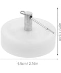 Four Pack White Nylon Furniture Casters Wheels For Drawers And File Cabinets No Squeak Glide Heavy Duty Plastic Wheel Base