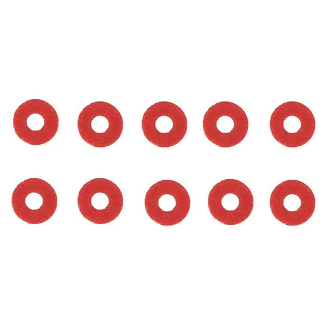 Durable Screw Cap Replacement Kit For Spinning Reels 10 Pcs Handle Caps And Gaskets includes 10 red gaskets for fishing reels under 7000 series