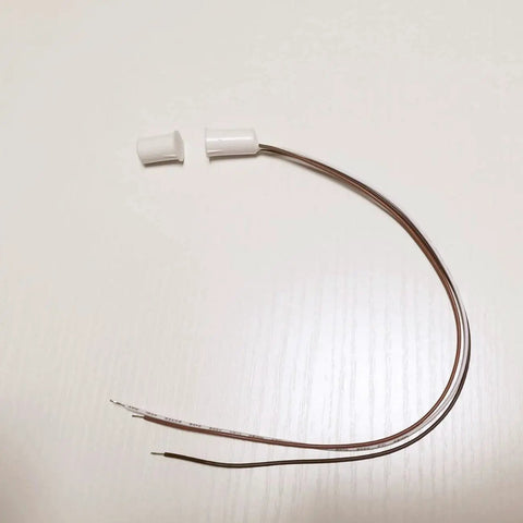 Wired Recessed Door Sensor Hidden Window Contact Reed Switch With Nc No Magnetic Alarm System Access Control wires and connectors on a surface.