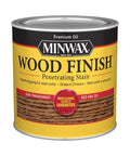 40 Pack Half Pint Red Oak Oil Based Wood Stain Minwax can showing rich red oak color for interior furniture and cabinets.