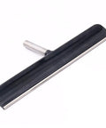 12-inch stainless steel lathe tool rest with 1-inch post; black bar, side view