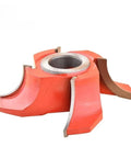 Precision Balanced R60 Corner Rounding Shaper Cutter With Quarter Inch Shank and Tough As Nails Triple Carbide Blade for woodworking.