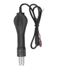 Black Hot Air Gun Handle Replacement For 858D 858 8858 Desoldering Station With 110V Power And 8.9 Inch Anti Static Grip