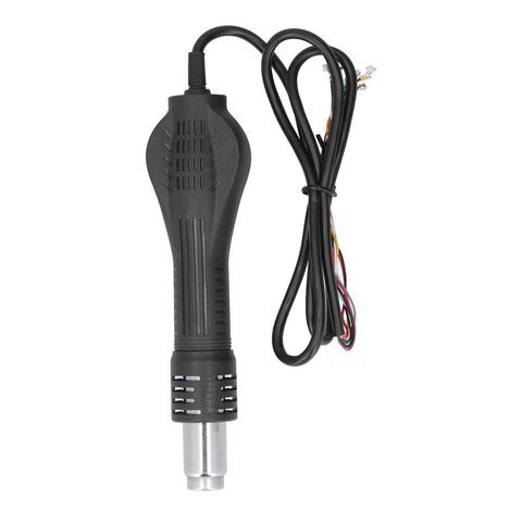 Black Hot Air Gun Handle Replacement For 858D 858 8858 Desoldering Station With 110V Power And 8.9 Inch Anti Static Grip