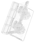 Frosted Acrylic Cabinet Hinge With Pre Drilled Holes For Easy Install DIY Friendly Hardware For Home And Commercial Spaces Transparent Hinge