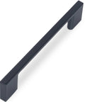 10 Pack 5 Inch Matte Black Cabinet Pulls Zinc Alloy Drawer Handles for Kitchen Cabinets and Furniture 128mm Center To Center