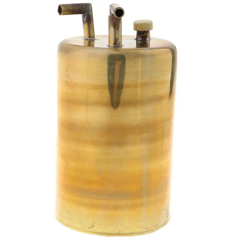 Premium Heavy Duty All Alloy Brass Oil Cane Paired With Tough Leather Bellow Pump For Precision Welding And Metal Fab Garage Shop Everyday Maintenance Staple, 85 x 115 mm.
