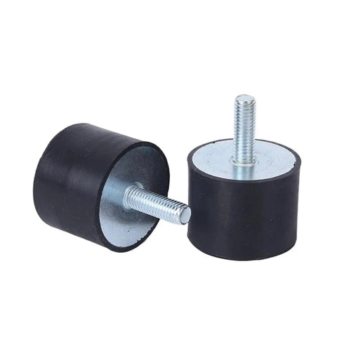 Badass Heavy Duty Rubber Shock Absorber Mounts With Male Threaded Ends For Air Compressors Mini Split Heat Pumps And Industrial Machinery