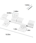 Heavy Duty Beefed Up RV Door Friction Hinges Compatible With Lippert Entry Doors For 5th Wheel Travel Trailers And Motorhomes, 9.33in long.